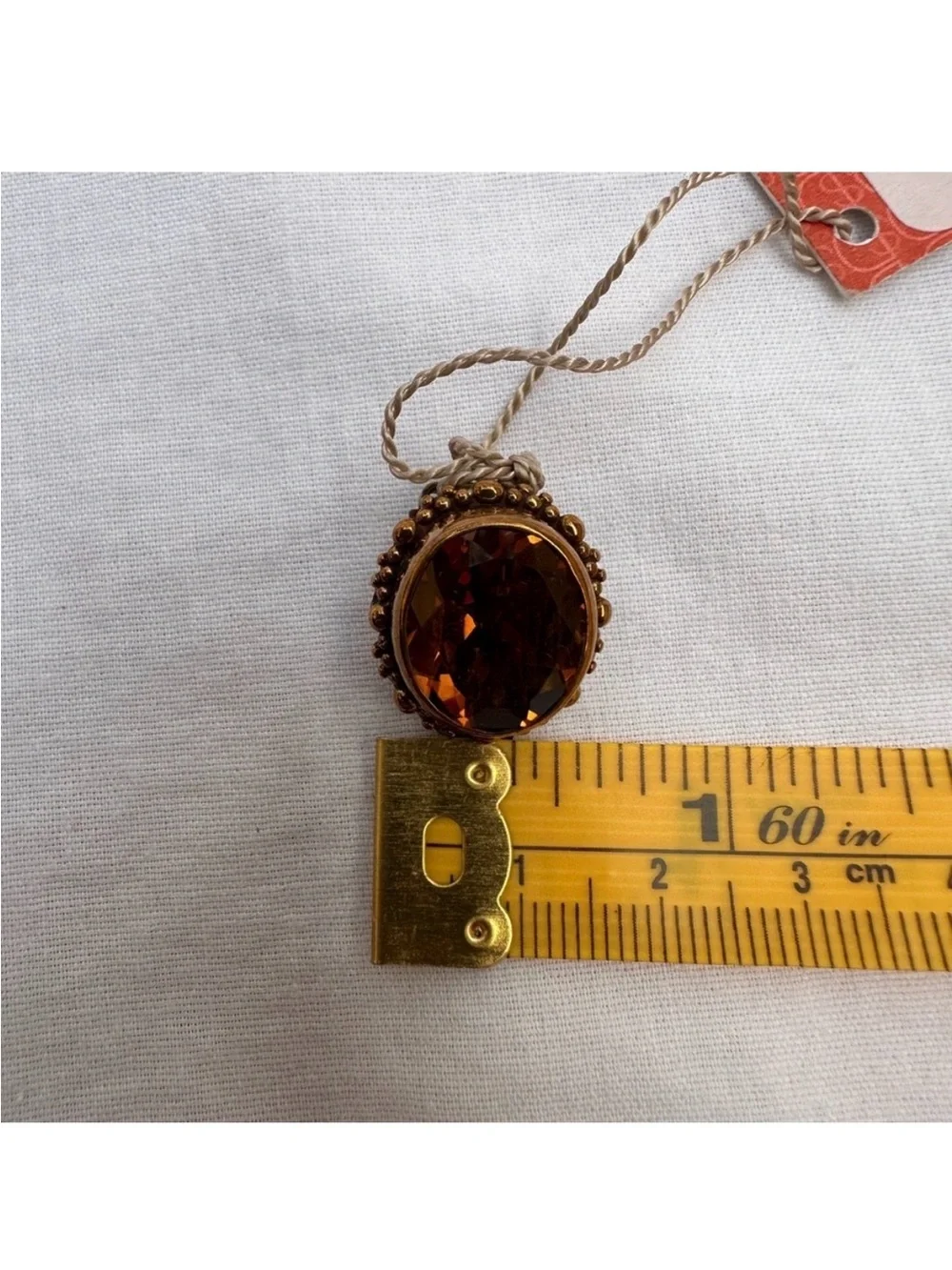 Sold NEW Stephen Dweck Bronze Citrine Bead Set Clip On Earrings Festival Boho
